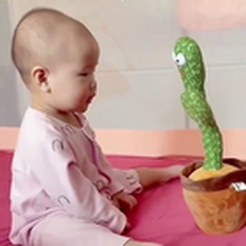 Dancing Cactus Plush Toy Doll Electronic Recording Shake with Song Funny Gift US